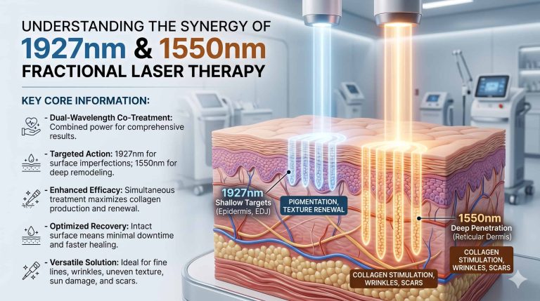 The Synergistic Effect of 1927nm + 1550nm Dual Wavelengths: Redefining Fractional Non-Ablative Laser Therapy