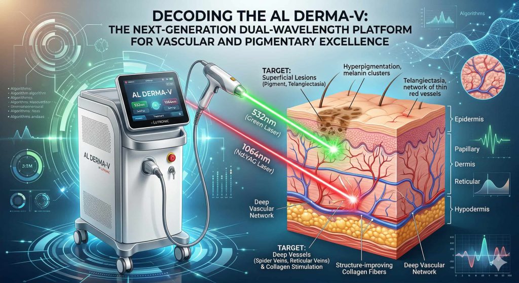 Decoding the Al Derma-V: The Next-Generation Dual-Wavelength Platform for Vascular and Pigmentary Excellence | Cocoon Laser | Decoding the Al Derma V