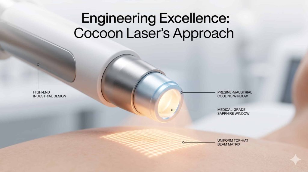 The "Baby Face" Effect: How 1927nm Thulium Lasers Revolutionized Non-Ablative Skin Resurfacing | Cocoon Laser | Engineering Excellence Cocoon Lasers Approach