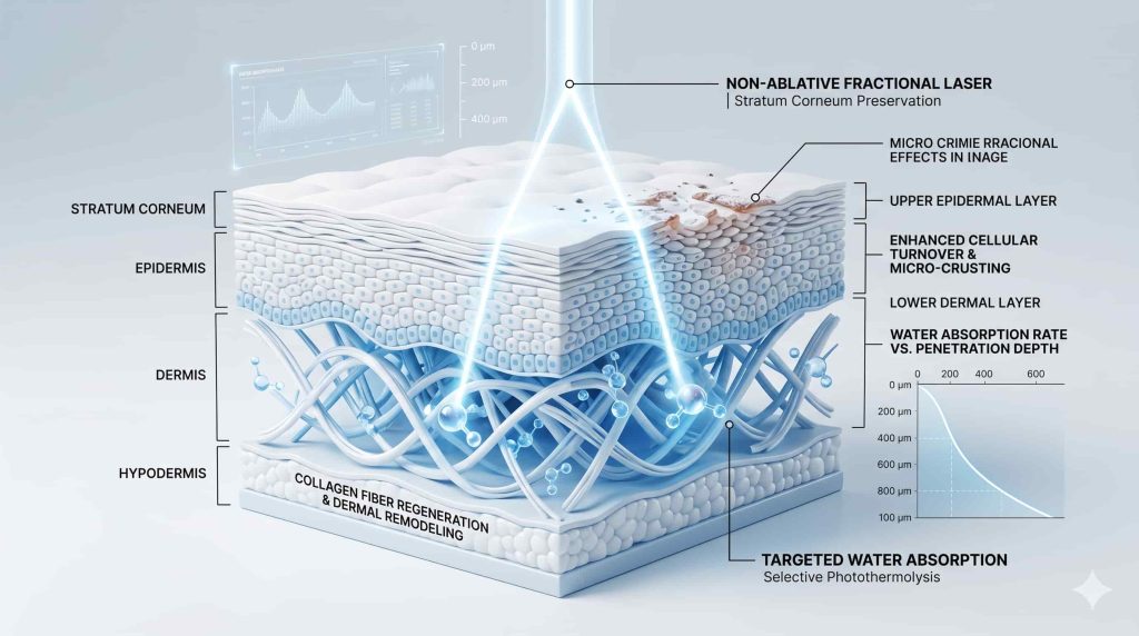The Synergistic Effect of 1927nm + 1550nm Dual Wavelengths: Redefining Fractional Non-Ablative Laser Therapy | Cocoon Laser | Penetration Physics