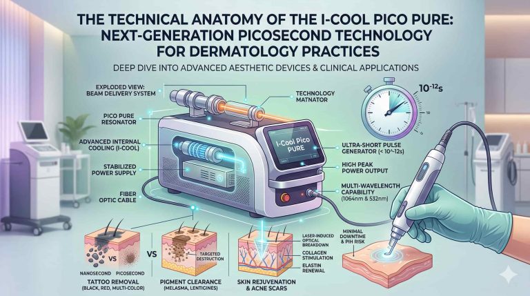 The Technical Anatomy of the I-Cool Pico PURE: Next-Generation Picosecond Technology for Dermatology Practices