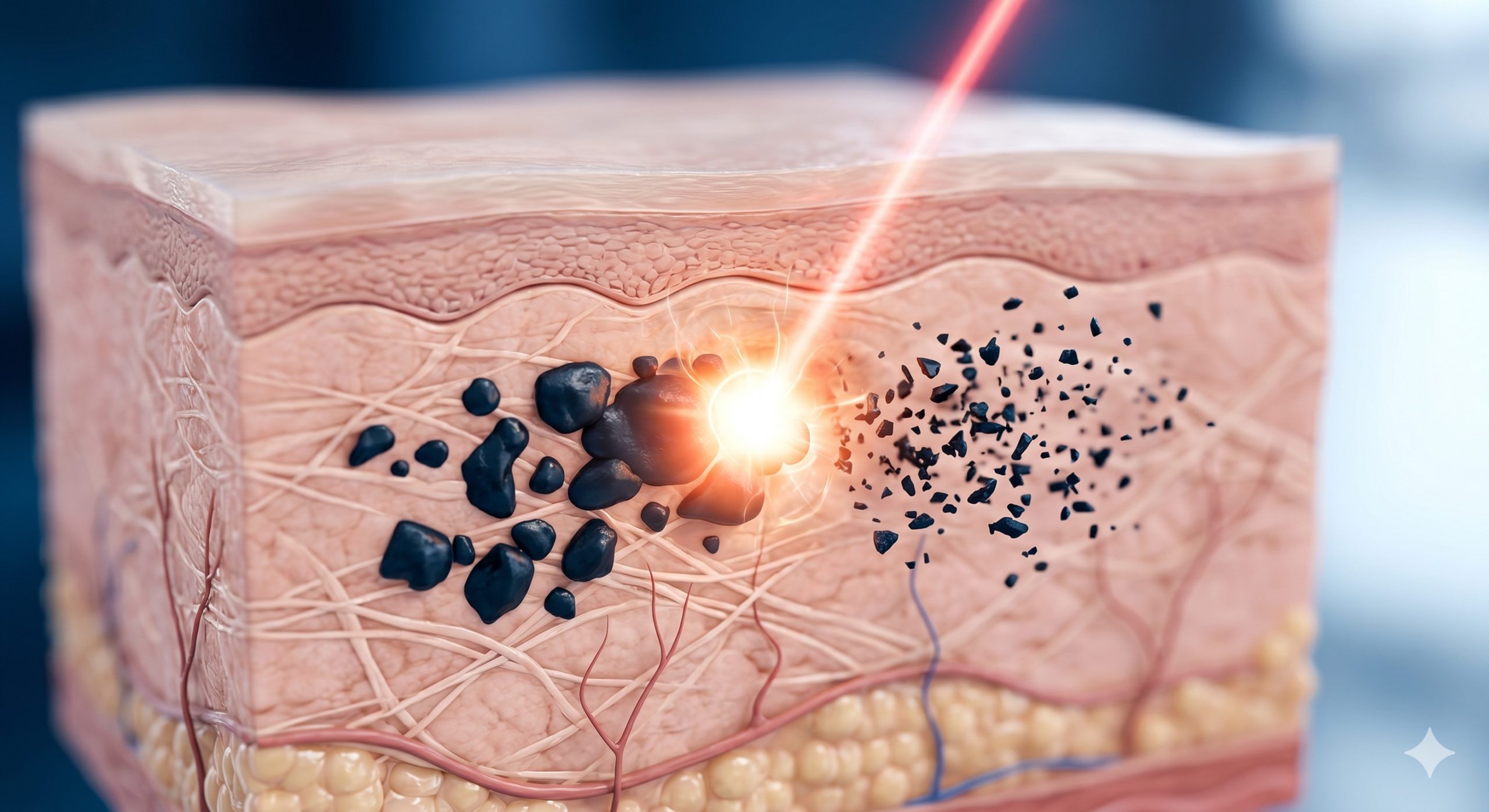 Professional Q-Switched Nd:YAG Laser Machine, Dual Wavelength 1064 & 532 nm, Painless Tattoo Removal & Pigmentation Treatment scenario 3