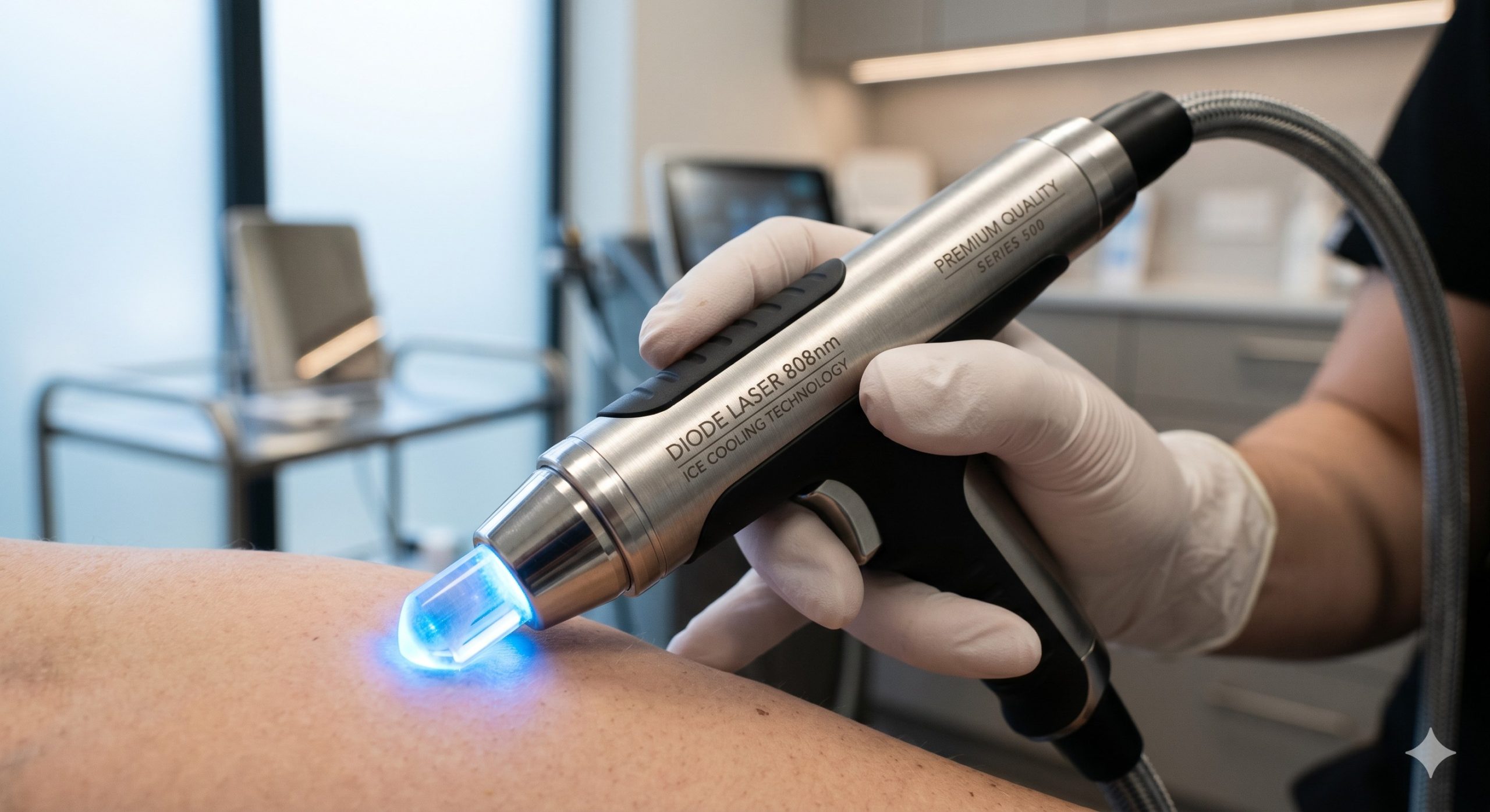 Professional 808nm Diode Laser Hair Removal Machine, Triple Wavelength 755+808+1064nm, Painless ICE Cooling System for Permanent Hair Reduction scenario 1