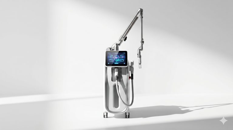 QPeak Pro Q-Switched Laser: 1064/532nm ND:YAG, Painless Pico-Like Speed, High ROI for Clinics
