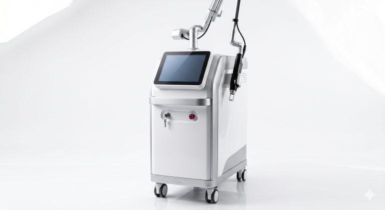 Professional Q-Switched Nd:YAG Laser Machine, Dual Wavelength 1064 & 532 nm, Painless Tattoo Removal & Pigmentation Treatment