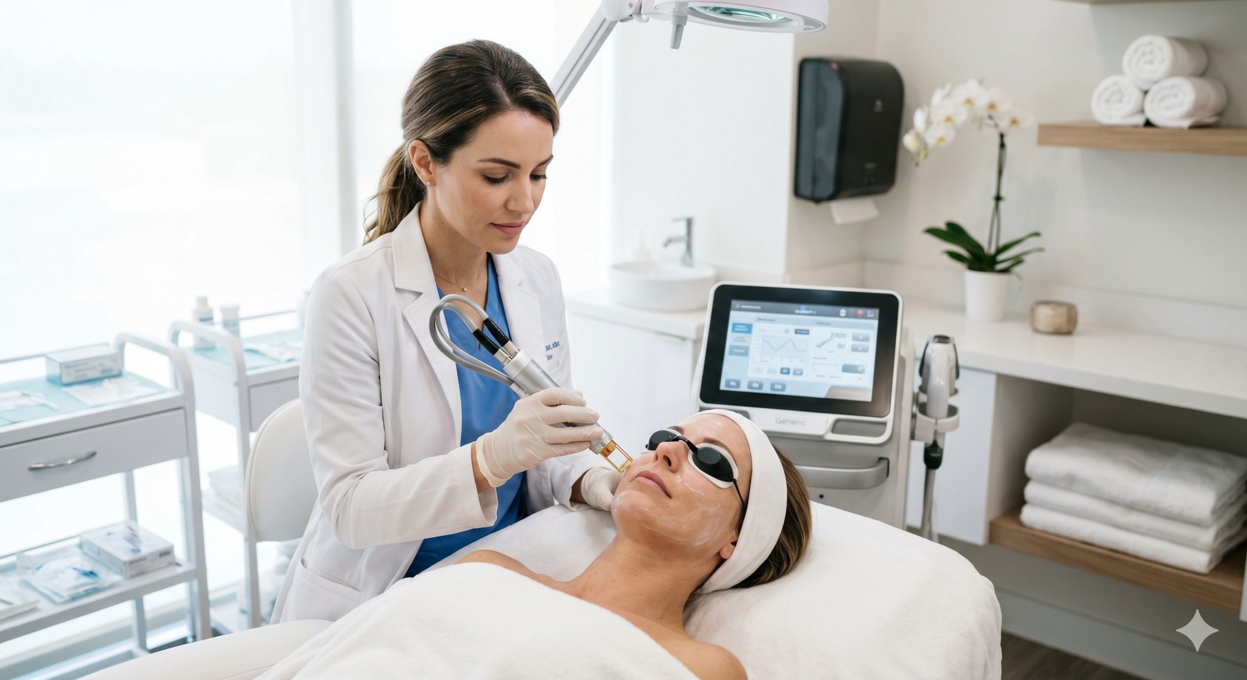 Professional Fractional Laser Machine, 2940nm & 10600nm CO2, Skin Resurfacing & Scar Removal, Painless Fractional CO2 Laser System scenario 2