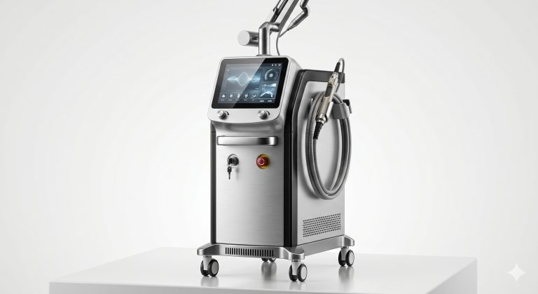 Professional Q-Switched & Picosecond Laser Tattoo Removal Machine, Triple Wavelength 1064nm 532nm 755nm, Advanced Cooling System for High-Power Tattoo & Pigment Elimination