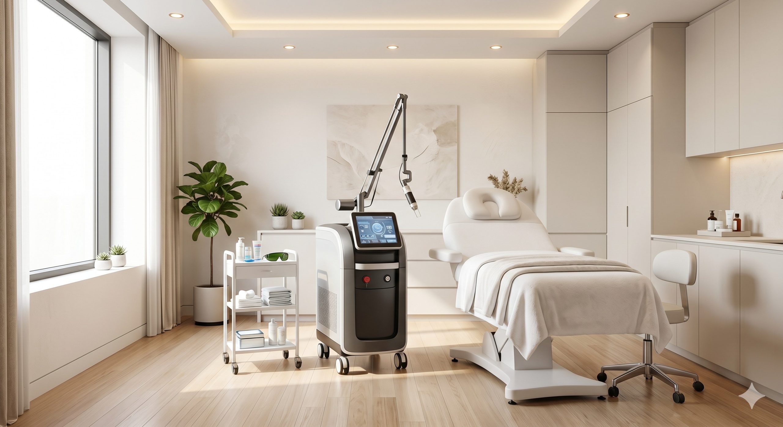 Professional Q-Switched & Picosecond Laser Tattoo Removal Machine, Triple Wavelength 1064nm 532nm 755nm, Advanced Cooling System for High-Power Tattoo & Pigment Elimination scenario 2
