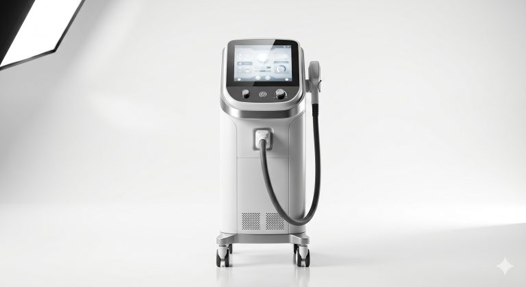 Professional SHR Hair Removal Machine, 4-in-1 Multi-Wavelength, Painless Super Hair Removal (SR/SHR/HR/RAH) for Clinic & Salon