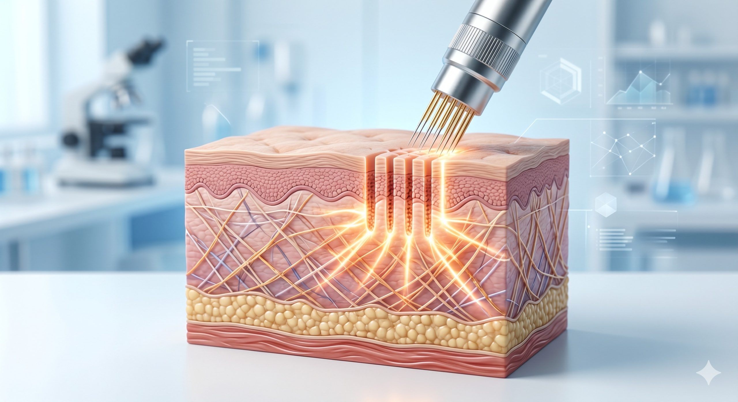 Pro Automated Microneedling Pen | 510(k) Cleared Clinic Device | 2-Year Warranty & Free Training scenario 3