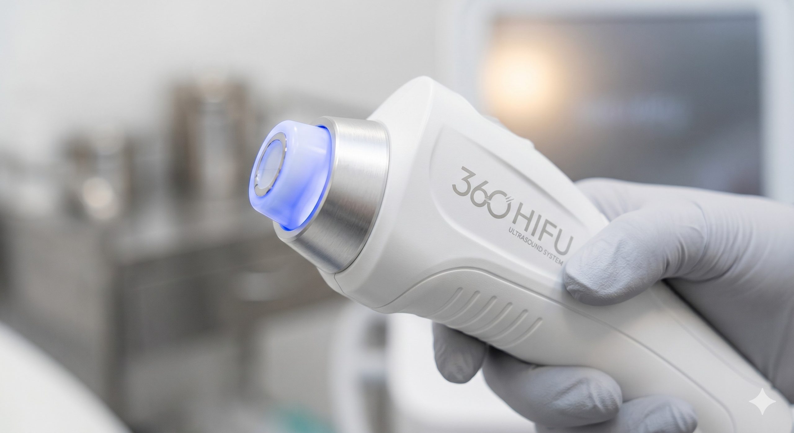 Professional 360 HIFU Machine, 4.0MHz & 7.0MHz Dual-Frequency, Micro-focus Ultrasound for Face Lift & Body Contouring scenario 3