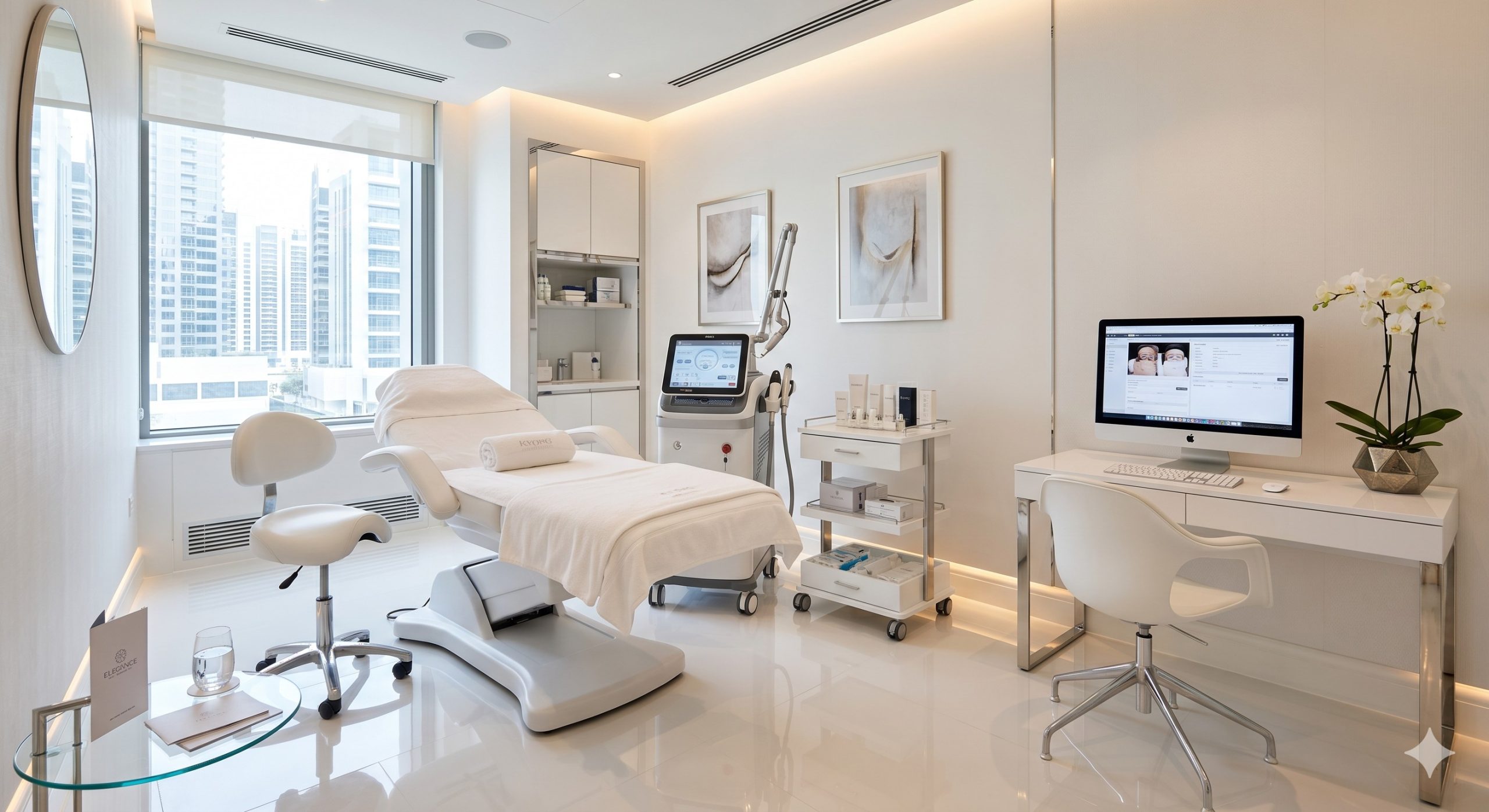 Professional 1550nm Fractional Laser Machine, Erbium Glass for Skin Resurfacing & Scar Revision, Painless Epidermal Cooling scenario 2