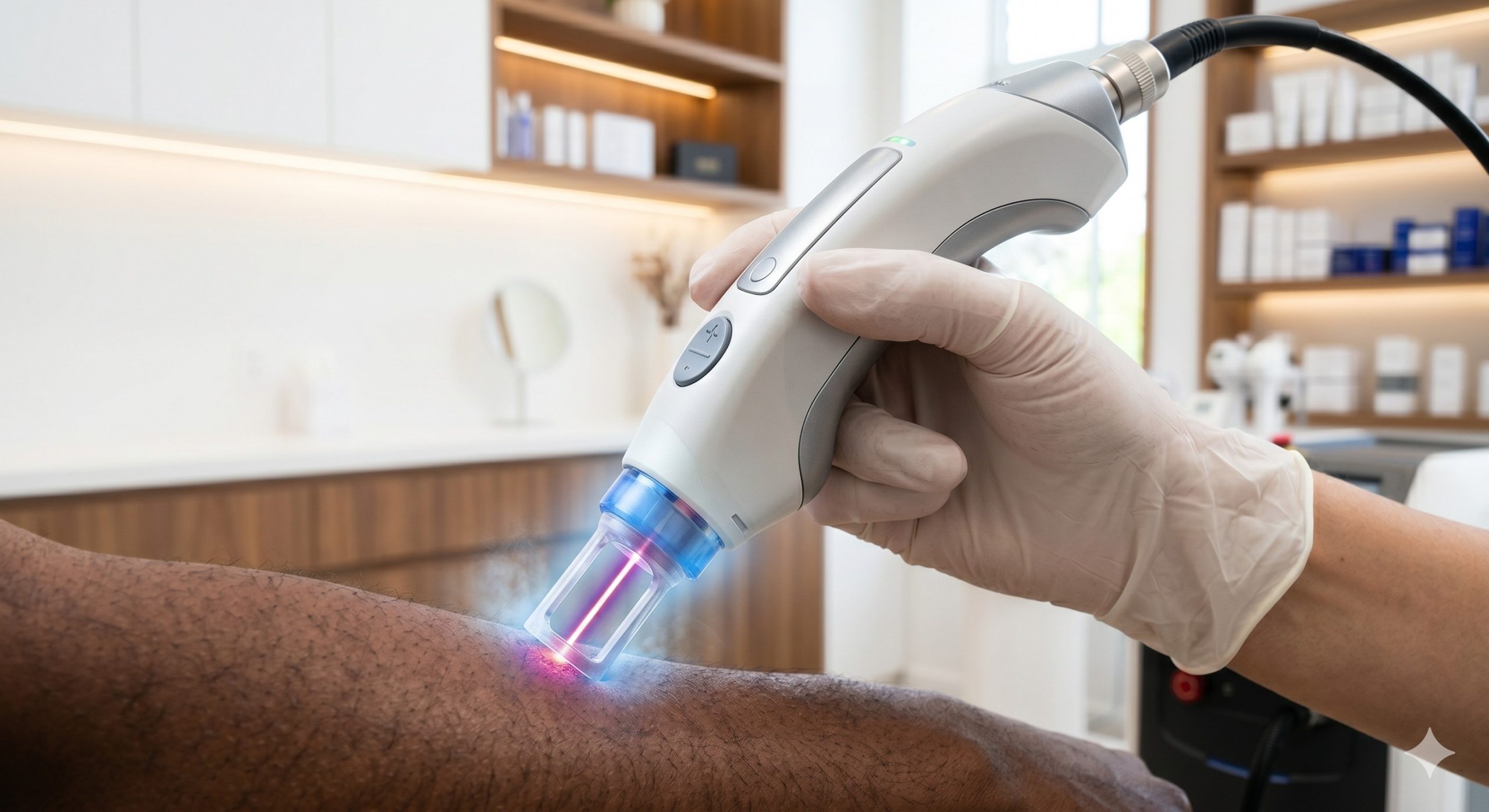 Treating Fitzpatrick Skin Types I-VI Safely with Best Laser for Dark Skin Hair Removal Technology details