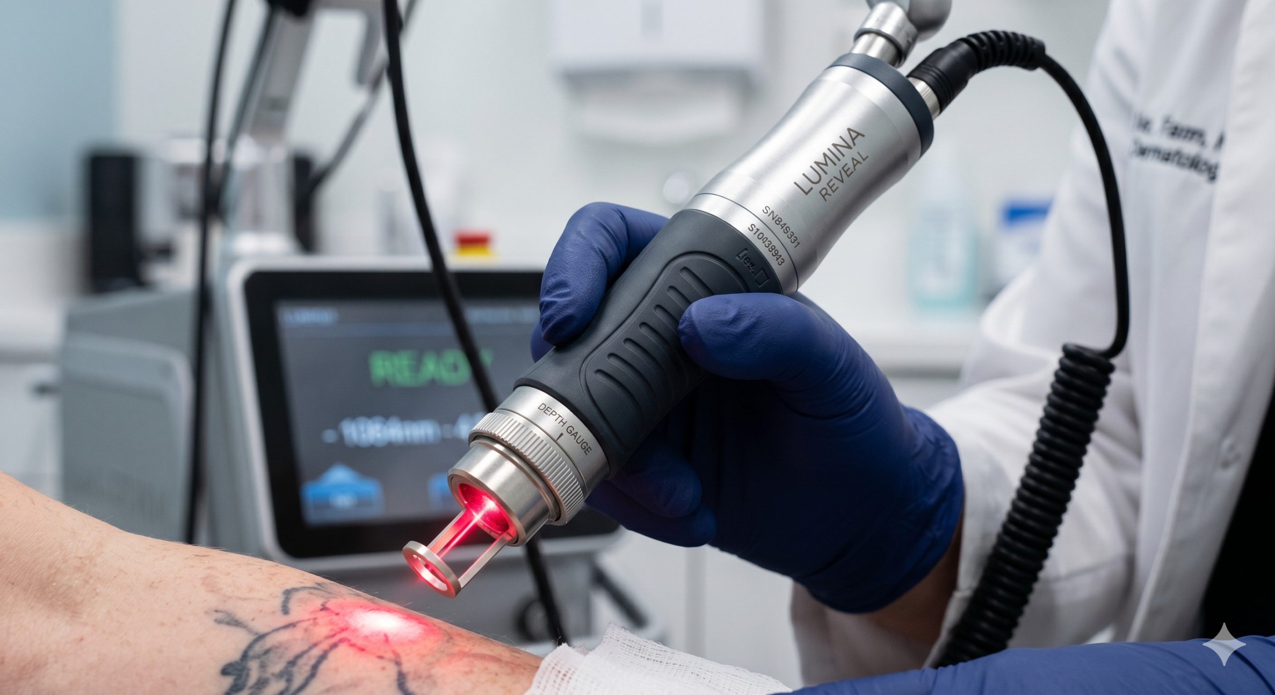 Professional Q-Switched & Picosecond Laser Tattoo Removal Machine, Triple Wavelength 1064nm 532nm 755nm, Advanced Cooling System for High-Power Tattoo & Pigment Elimination scenario 1