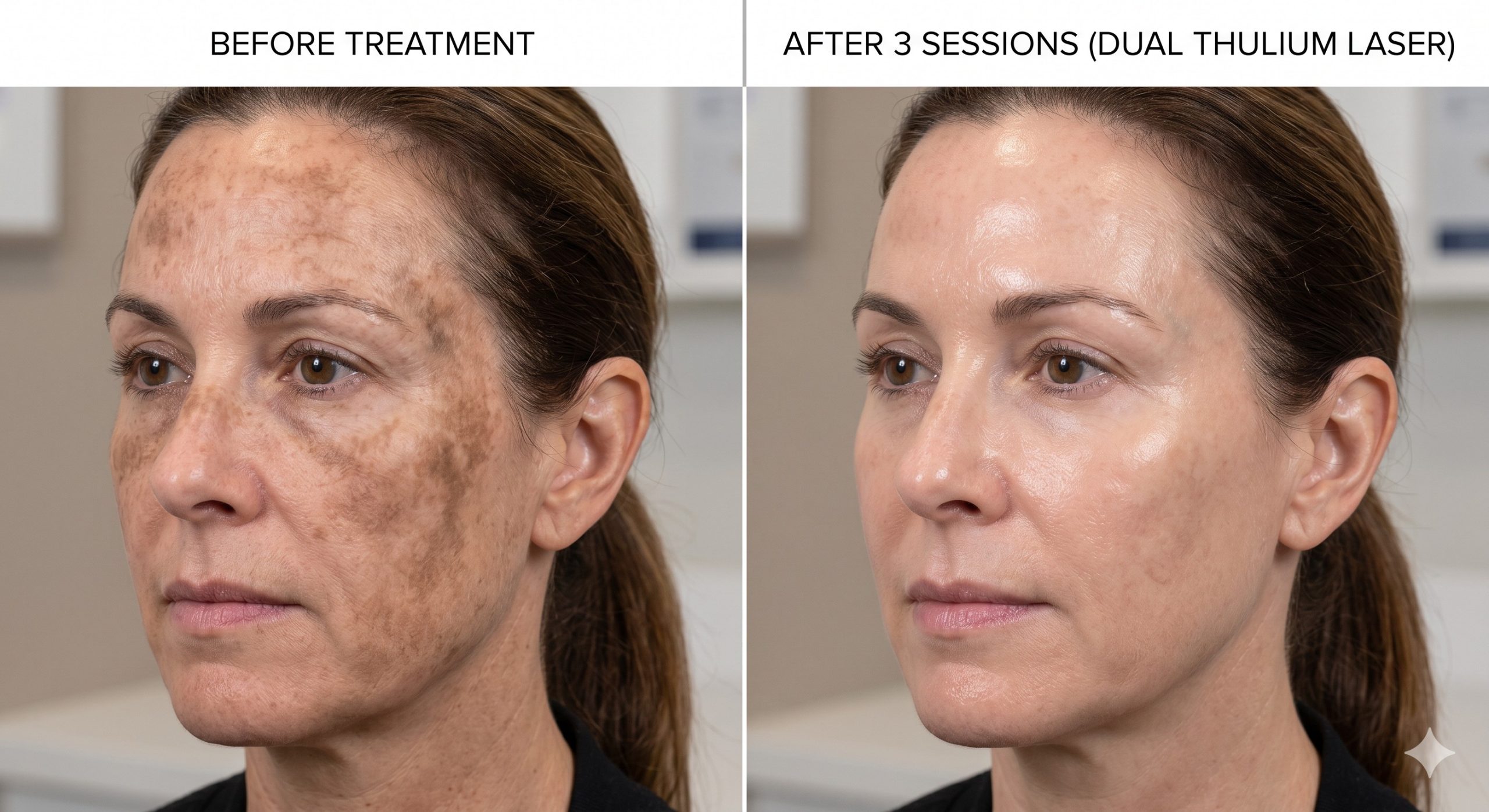 Dual Fractional Thulium Laser 1927nm & 1940nm, Non-Ablative Skin Resurfacing, Pain-Free Cooling System | Professional Aesthetic Machine scenario 2