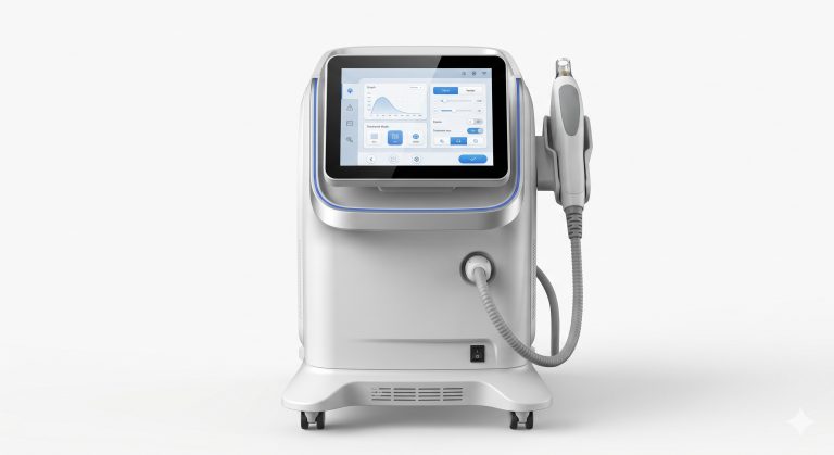 Professional 1550nm Fractional Laser Machine, Erbium Glass for Skin Resurfacing & Scar Revision, Painless Epidermal Cooling