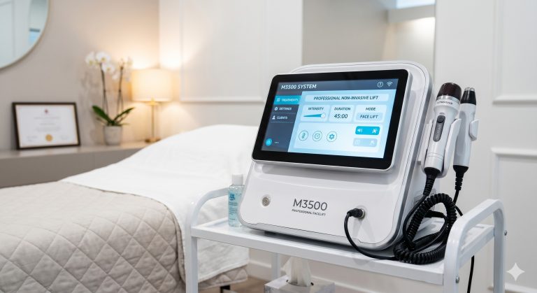 Professional Non-Invasive Face Lift Machine | 3rd Gen Multi-Wave RF & HIFU Synergy, Painless Facelift Technology