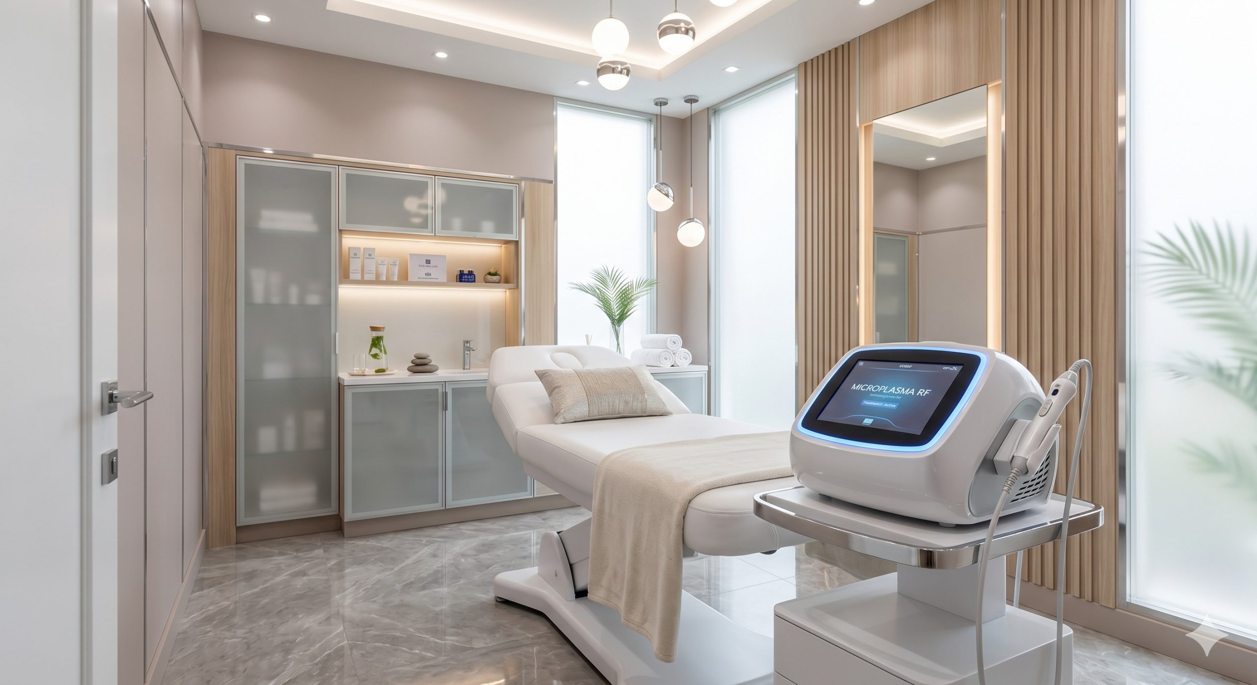 Microplasma RF Machine: Fractional Microplasma & Multipolar RF, Wrinkle Removal & Scar Resurfacing, Painless Sublimation scenario 2