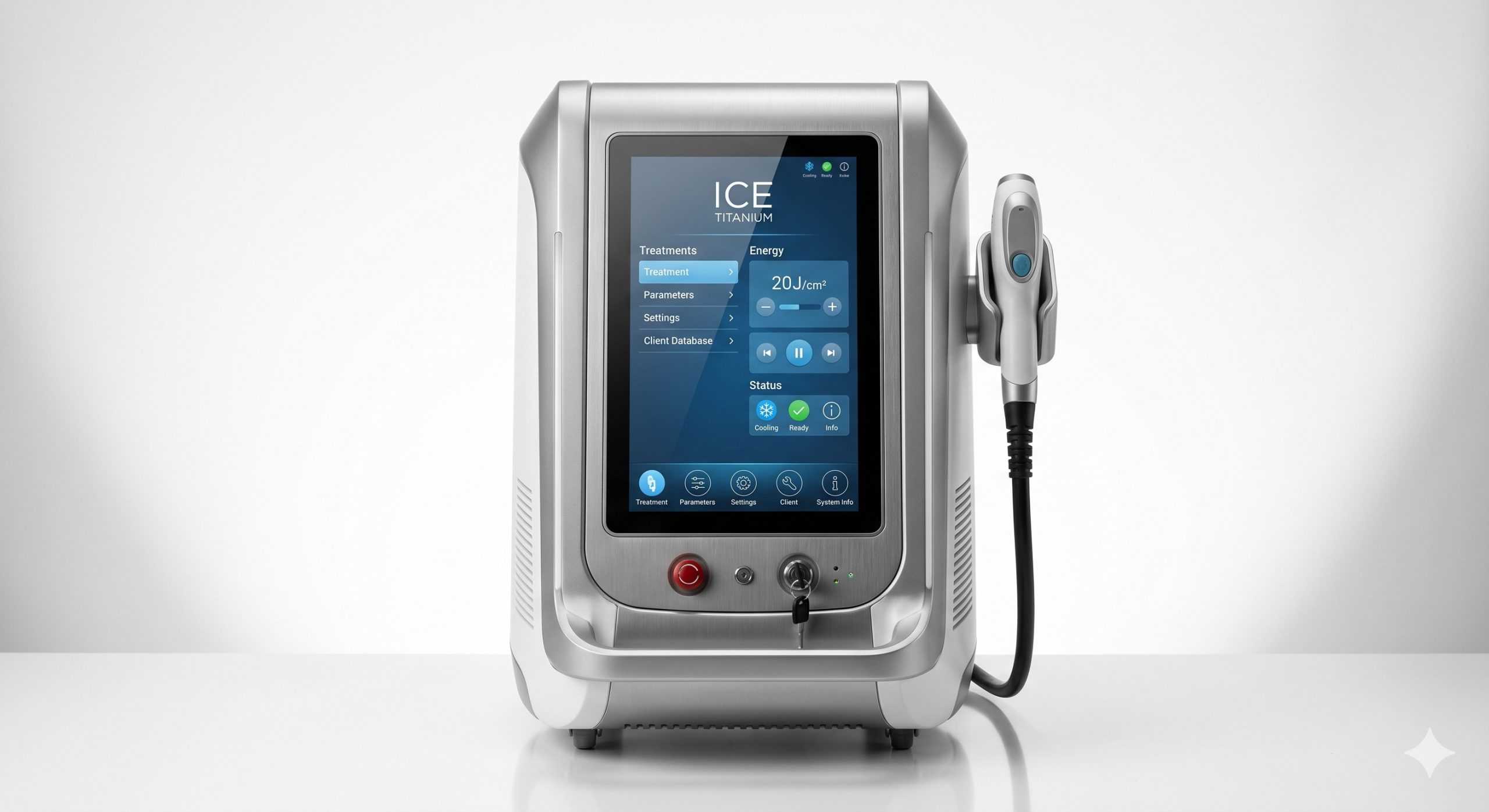 Professional Ice Titanium Laser Hair Removal Console, 3-Wavelength 808nm Diode Laser System, Painless Ice Cooling & Permanent Results | Cocoon Laser | image d19e5187 scaled