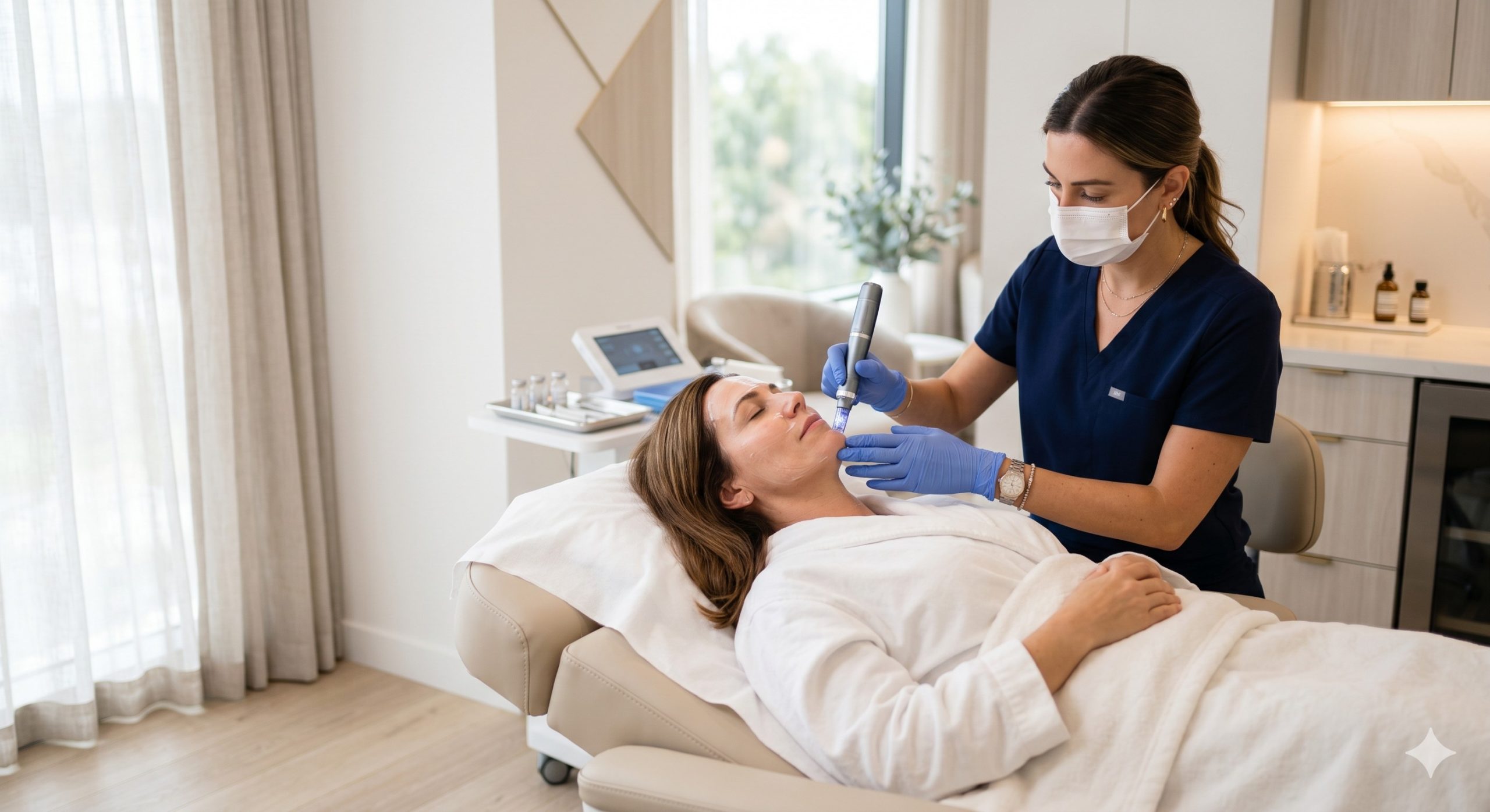 Pro Automated Microneedling Pen | 510(k) Cleared Clinic Device | 2-Year Warranty & Free Training scenario 2