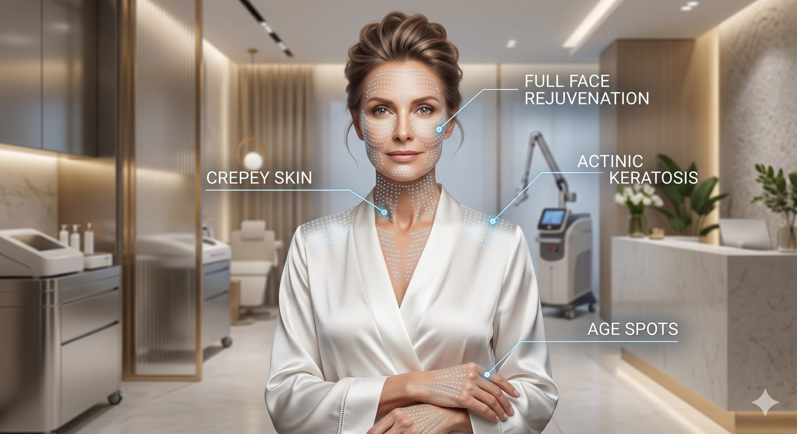 Dual Fractional Thulium Laser 1927nm & 1940nm, Non-Ablative Skin Resurfacing, Pain-Free Cooling System | Professional Aesthetic Machine scenario 3