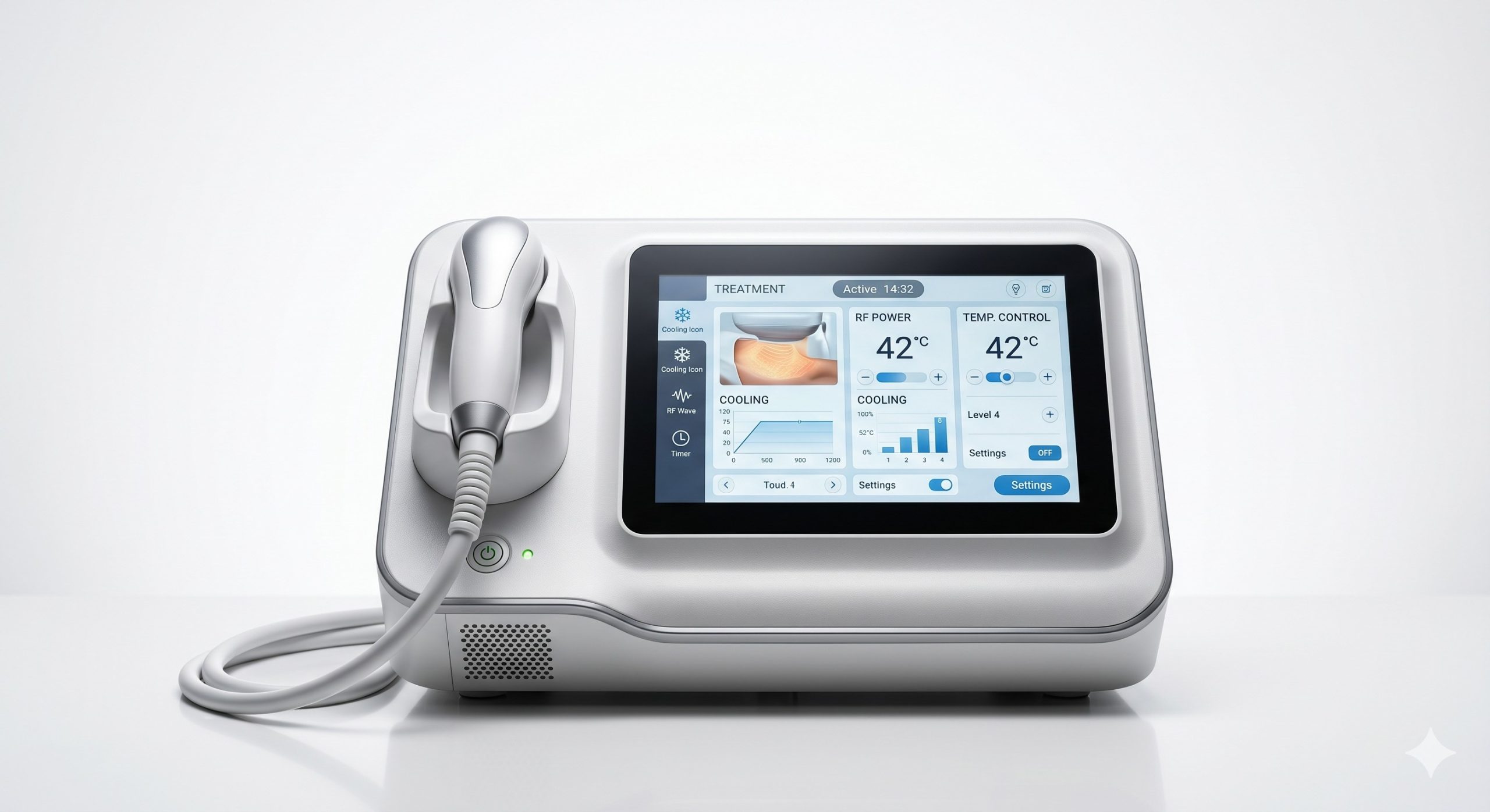 Painless Aesthetic Technology: Continuous Cooling RF Machine | Sapphire Contact Cooling System | Cocoon Laser | image f705d392 scaled
