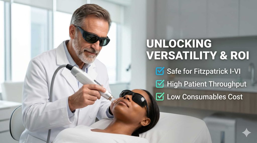 The Paradigm Shift in Dermatological Treatments: Understanding Picosecond Technology 2 The Paradigm Shift in Dermatological Treatments: Understanding Picosecond Technology | Cocoon Laser | Clinical Versatility ROI