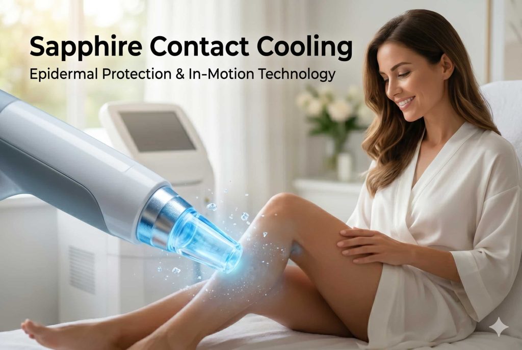 Say Goodbye to Waxing: Experiencing the Painless Diode Laser Machine for Salons 1 Say Goodbye to Waxing: Experiencing the Painless Diode Laser Machine for Salons | Cocoon Laser | Sapphire Contact Cooling