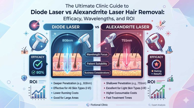 The Ultimate Clinic Guide to diode laser vs alexandrite laser hair removal: Efficacy, Wavelengths, and ROI