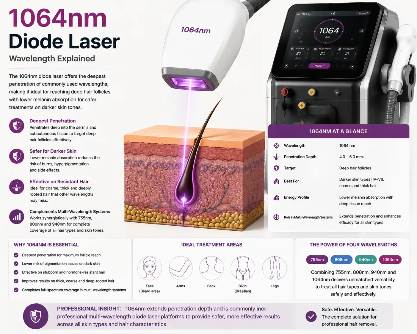 1064nm diode laser wavelength explained