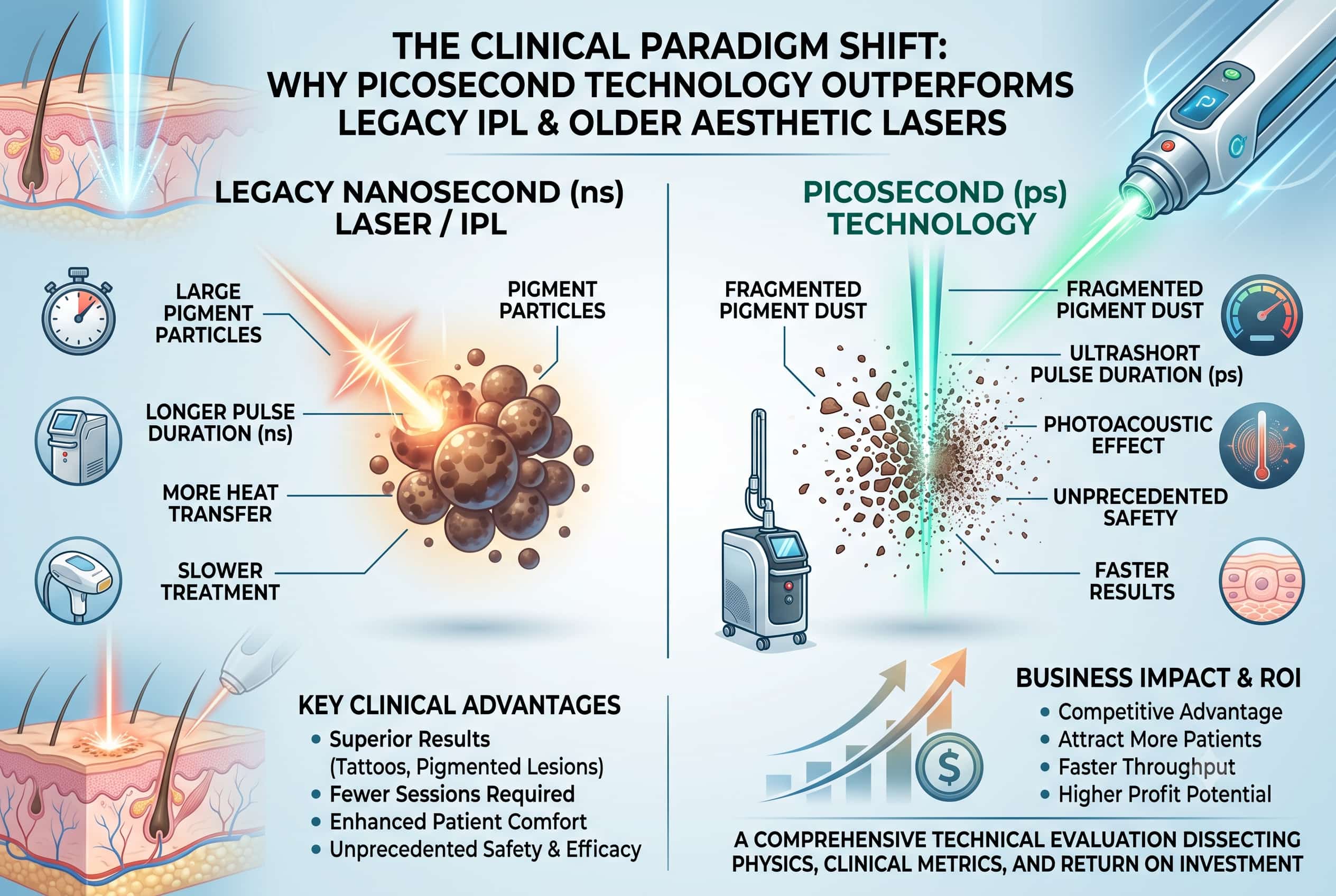Why Picosecond Laser Outperforms Legacy IPL and Older Aesthetic Lasers | Cocoon Laser | Picosecond Laser