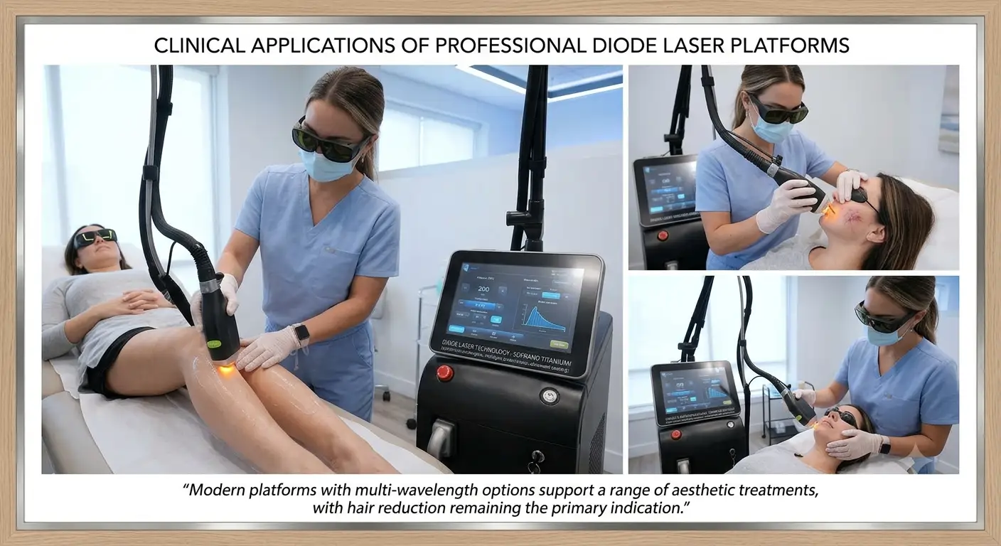 Diode Laser Technology: Complete Guide for Professional Hair Reduction 9 Clinical applications of professional diode laser technology