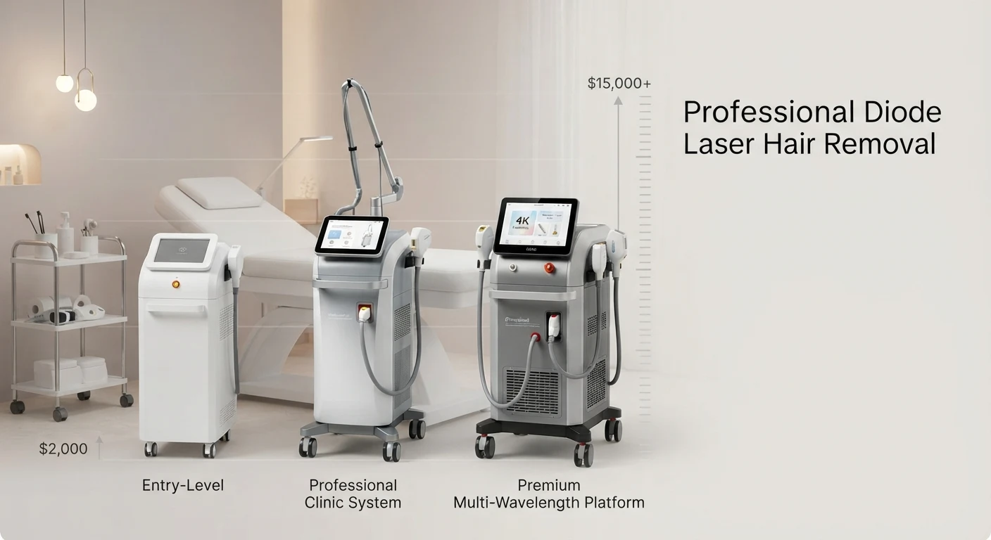 Diode Laser Machine Price: Professional Cost Guide 2026 | Cocoon Laser | diode laser machine price overview