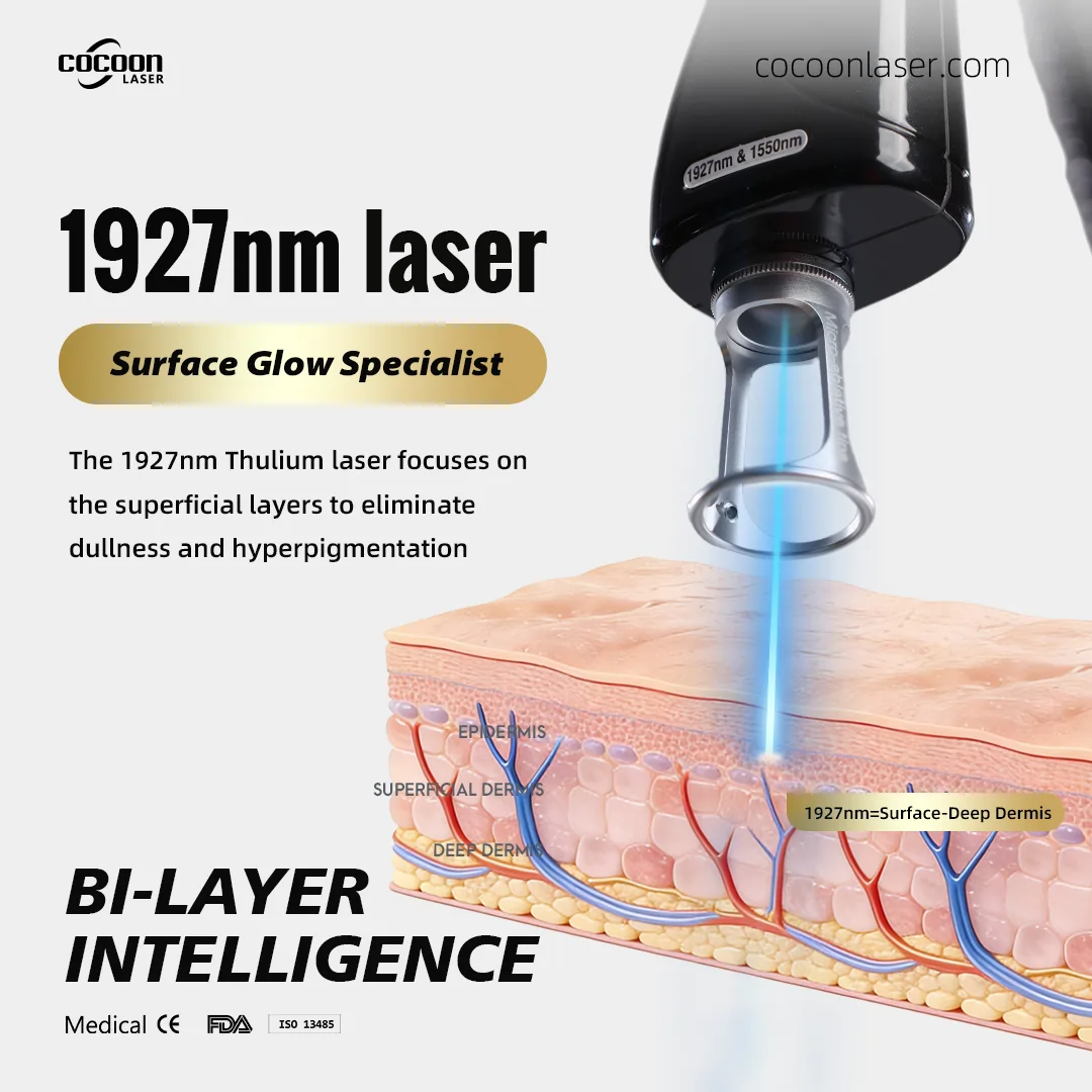 1927nm thulium laser pigmentation treatment for aesthetic clinics
