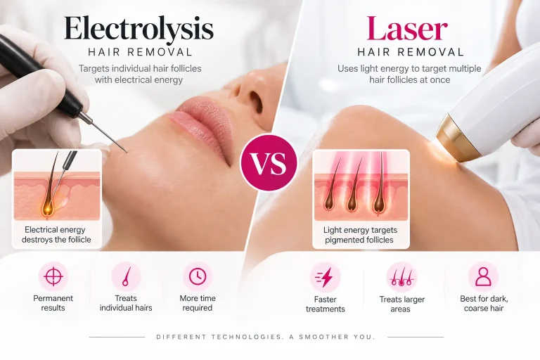 Electrolysis vs Laser Hair Removal: Which Is Better?