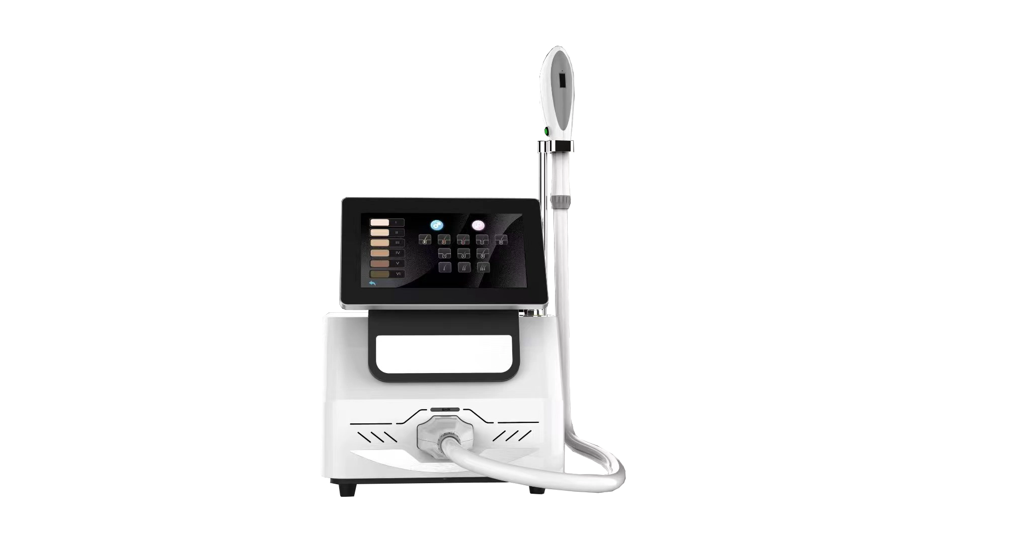 Professional IPL SHR hair removal machine front view