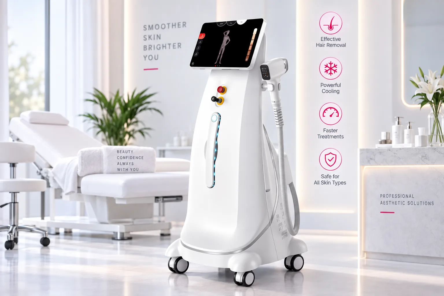 Professional Laser Hair Removal Machine: Clinic Buying Guide | Cocoon Laser | professional laser hair removal machine
