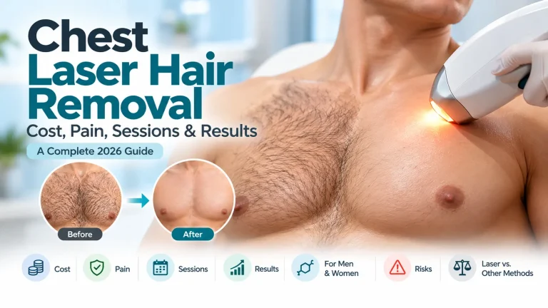Chest Laser Hair Removal: Cost, Pain & Results (2026)